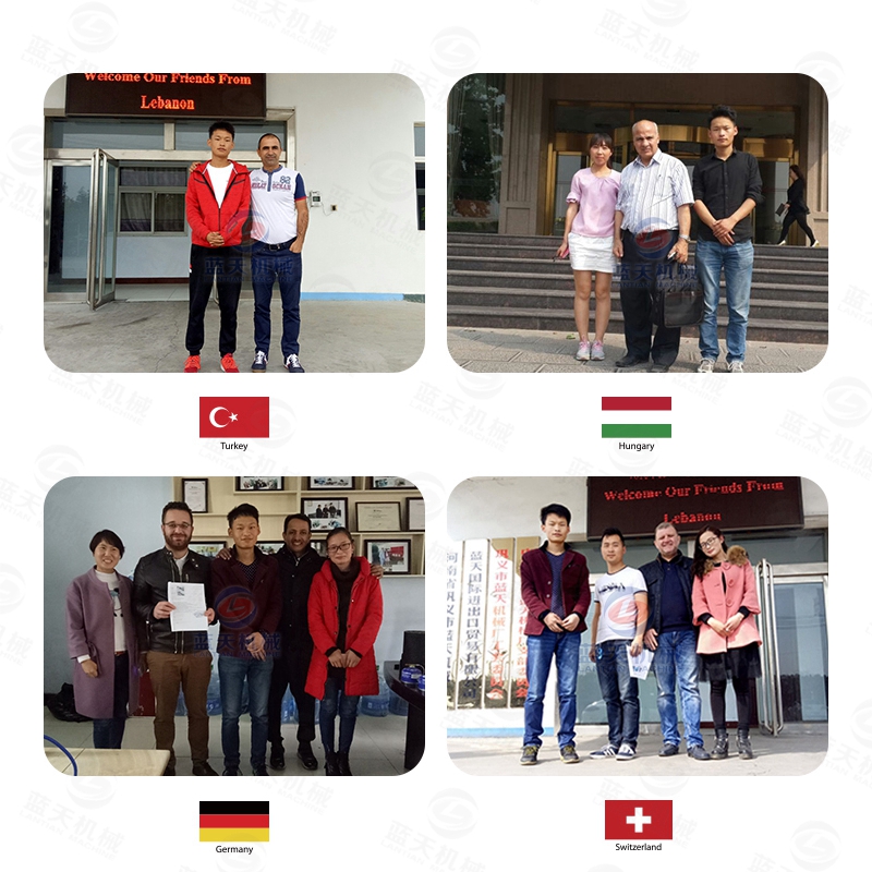 水煙炭烘干機(jī)客戶(hù)合影